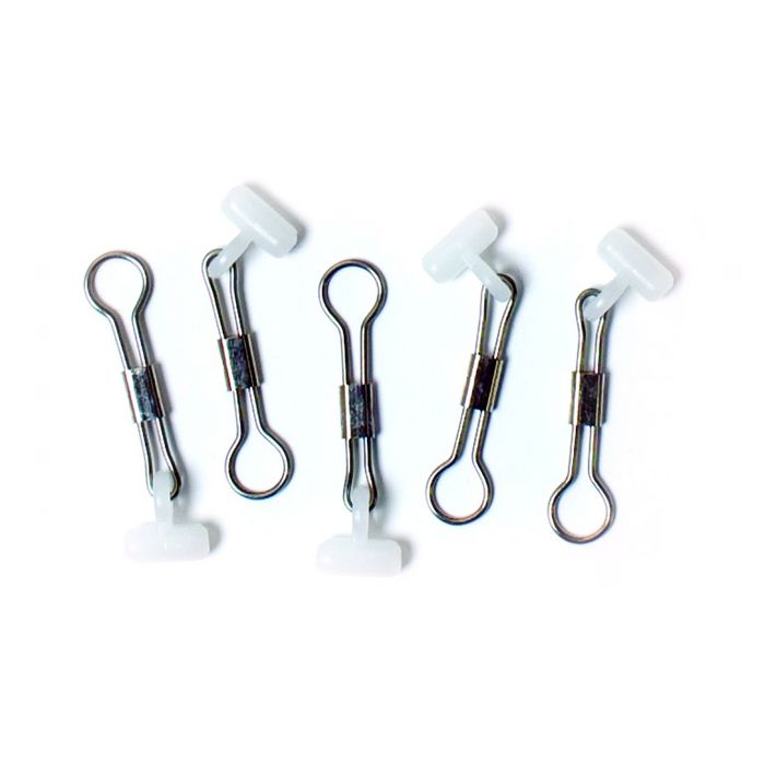 EAGLE CLAW QUICK CHANGE SINKER SLIDE WHITE 5 PK.