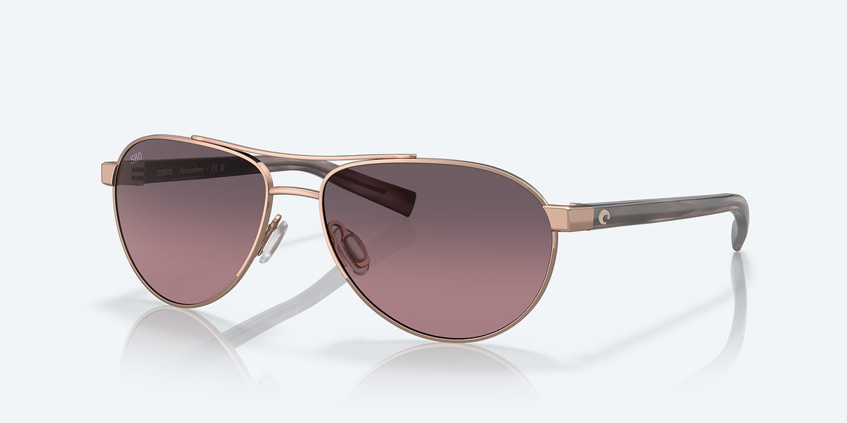 COSTA FERNANDINA 164 Shiny Rose Gold w/Copper Silver Mirror 580P
