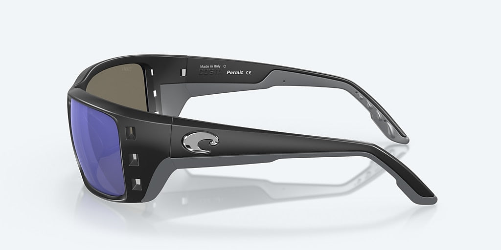 COSTA PERMIT Matte Black w/Blue Mirror 580G