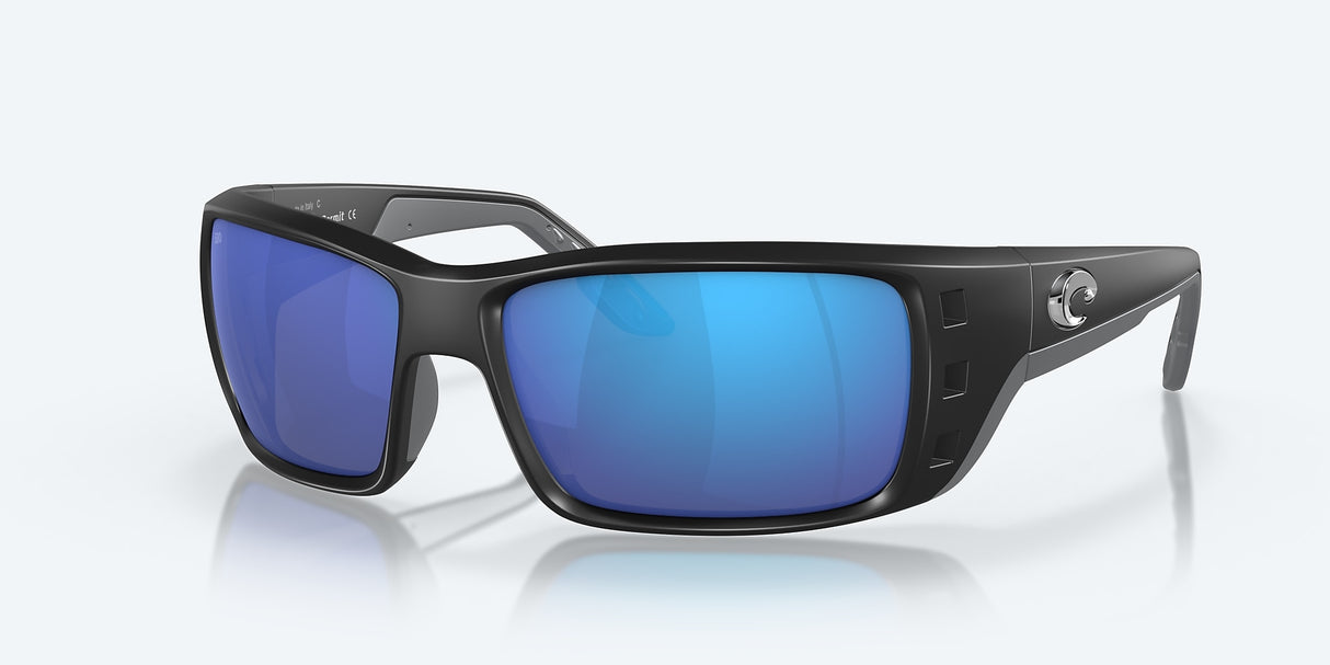 COSTA PERMIT Matte Black w/Blue Mirror 580G