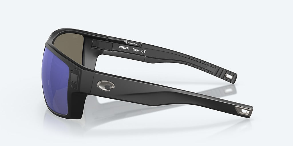 COSTA DIEGO Matte Black w/Blue Mirror 580G