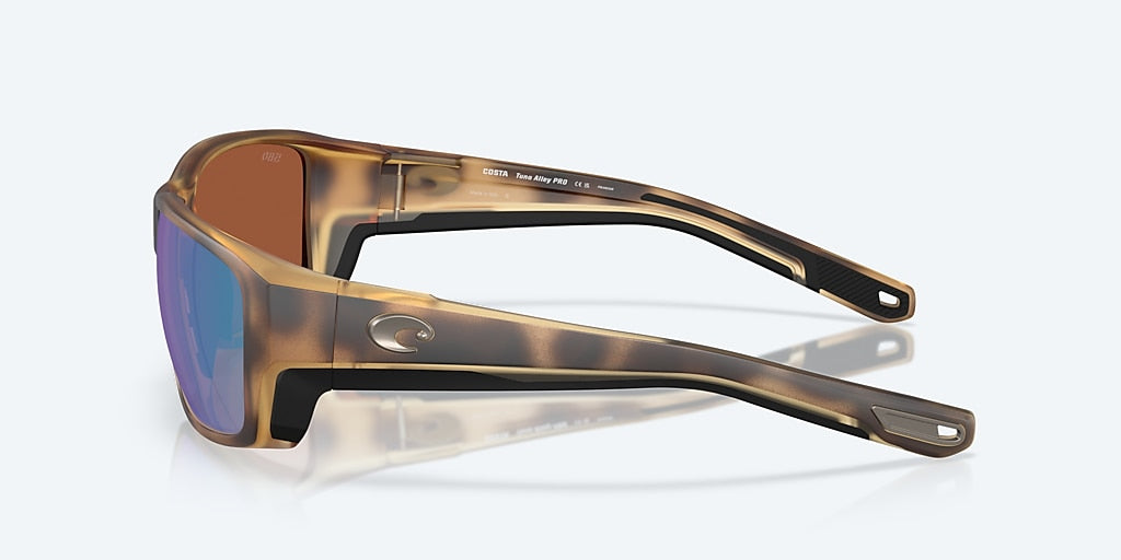 COSTA TUNA ALLEY PRO Matte Tortoise w/Green Mirror 580G