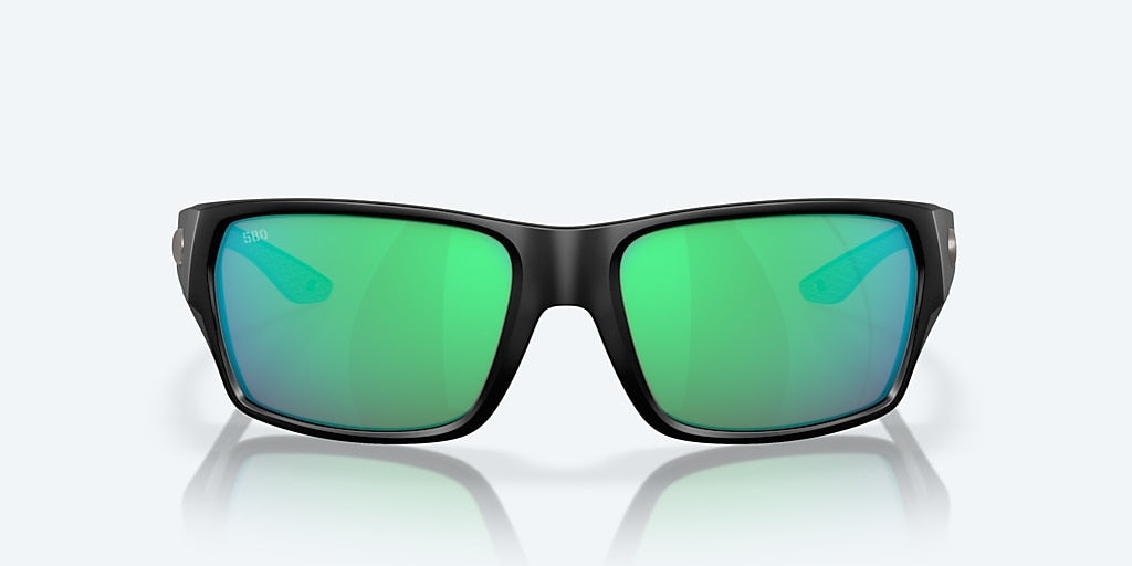 COSTA TAILFIN Matte Black w/Green Mirror 580G