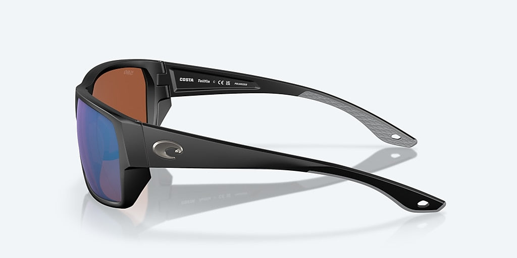 COSTA TAILFIN Matte Black w/Green Mirror 580G