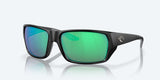 COSTA TAILFIN Matte Black w/Green Mirror 580G