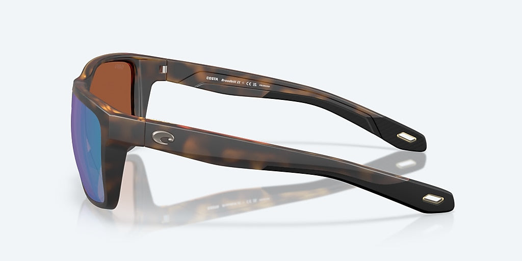 COSTA BROADHILL II Matte Tortoise w/Green Mirror 580G