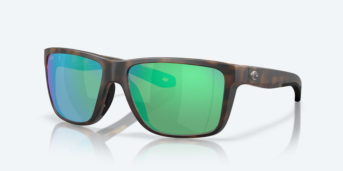 COSTA BROADHILL II Matte Tortoise w/Green Mirror 580G