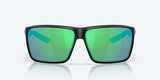 COSTA RINCON II Matte Black w/Green Mirror 580G