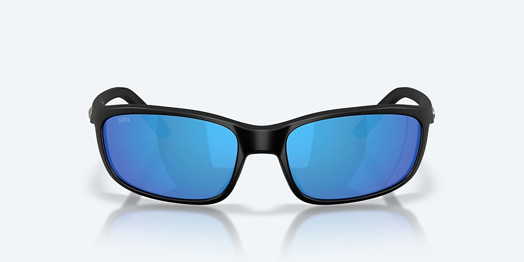 COSTA BRINE II Matte Black w/Blue Mirror 580G