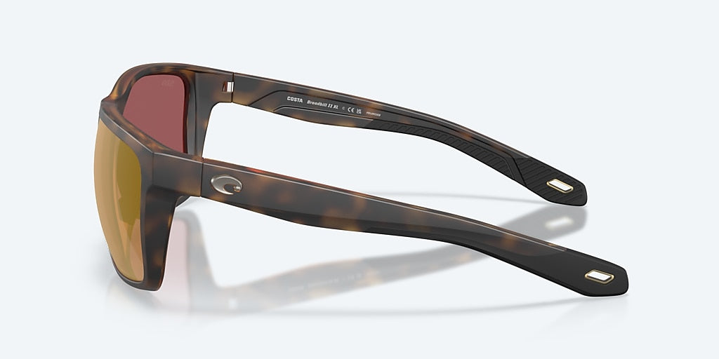 COSTA BROADBILL II XL Matte Tortoise w/Gold Mirror 580G