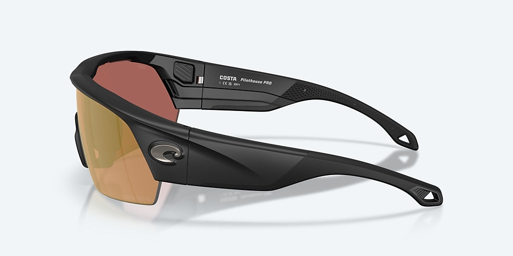 COSTA PILOTHOUSE PRO Matte Black w/Gold Mirror 580P