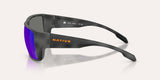 NATIVE BADLANDS OBSIDIAN TORTOISE W/BLUE REFLEX POLARIZED