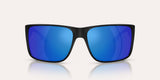 NATIVE BADLANDS XL MATTE BLACK W/BLUE REFLEX POLARIZED