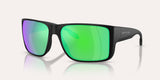 NATIVE BADLANDS XL MATTE BLACK W/GREEN REFLEX POLARIZED