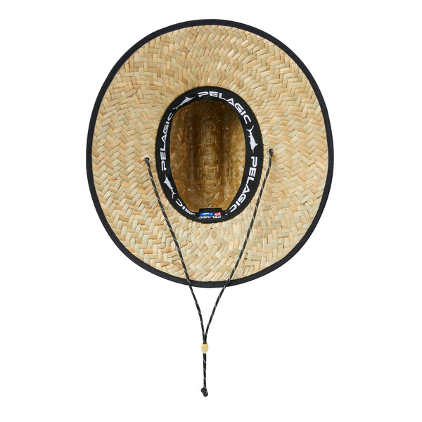 PELAGIC BAJA STRAW HAT DELUXE KHAKI