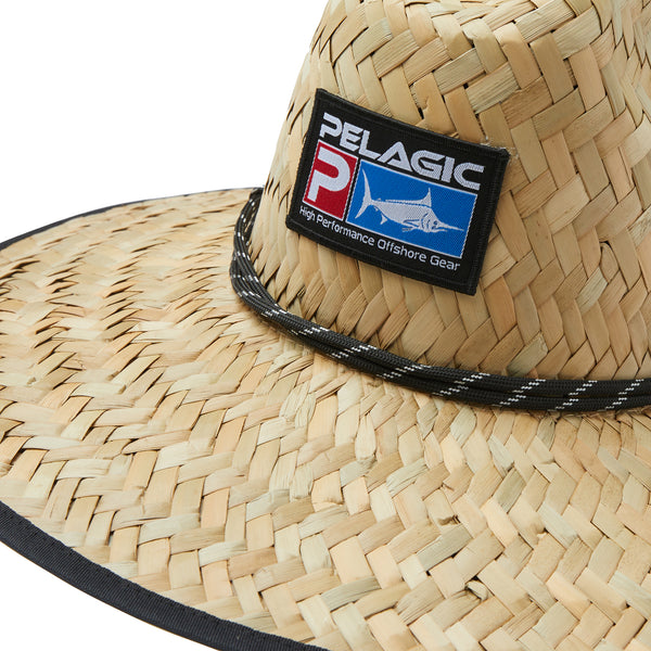 PELAGIC BAJA STRAW HAT DELUXE KHAKI
