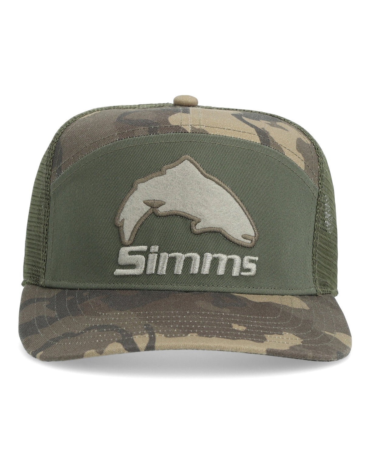 SIMMS 7-PANEL TRUCKER OLIVE
