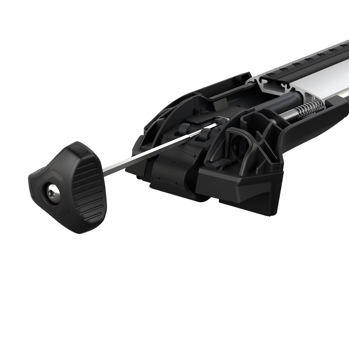 THULE EDGE RAISED RAIL FOOT FOR VEHICLES 4-PACK BLACK