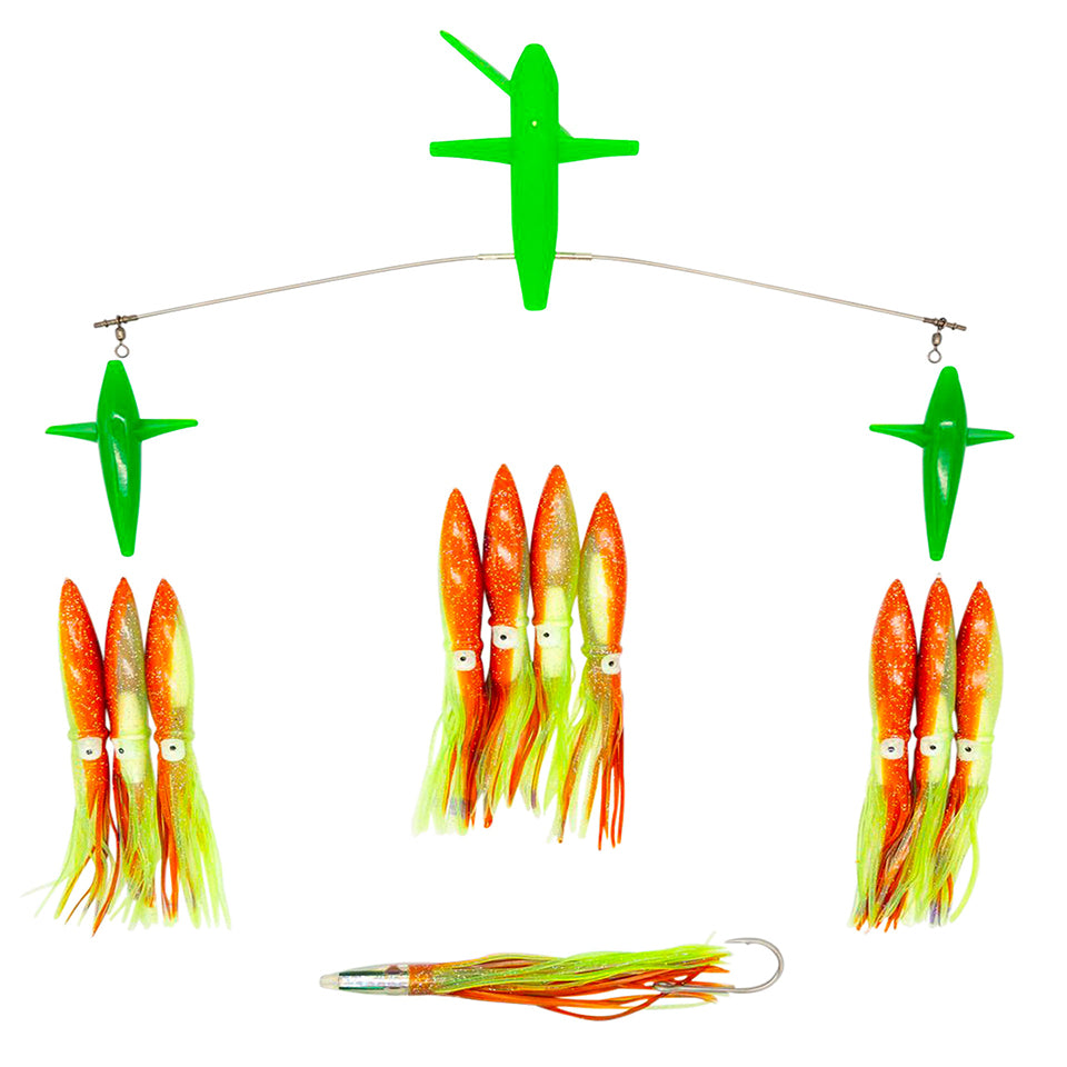 JB 36" SIDE TRACKER 9" FLOATING SQUID SANDEEL