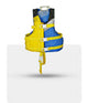 STOHLQUIST FIT CHILD PFD YELLOW/BLUE 30–50 LB