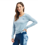 PELAGIC WOMENS AQUATEK V-NECK LS SHIRT