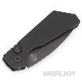 PRO-TECH STRIDER PT+ BLACK Solid Handle, DLC black Magnacut Blade
