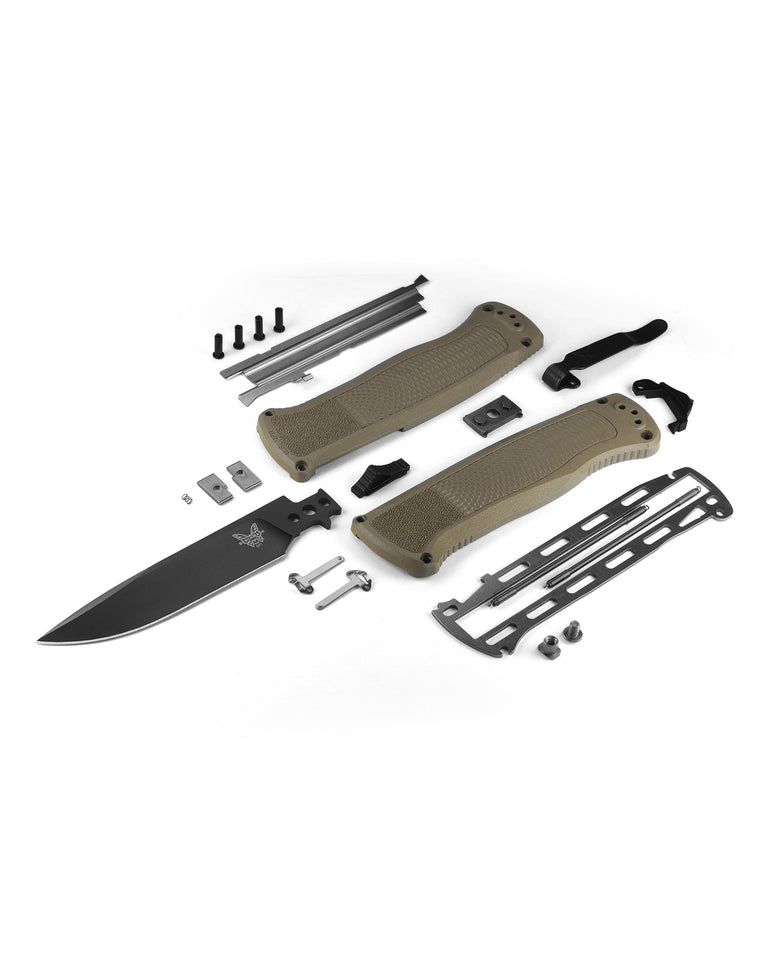 BENCHMADE SHOOTOUT, AUTO, OTF, DROP POINT 5371BK-01