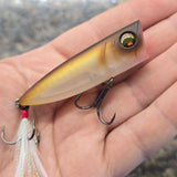 YO-ZURI PRO SERIES POPPER 2-3/4 MATTE SHAD 3/8 OZ
