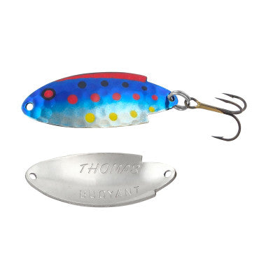 buoyant fishing lures Thomas Buoyant Spoon Silver/Blue; 1/4 oz