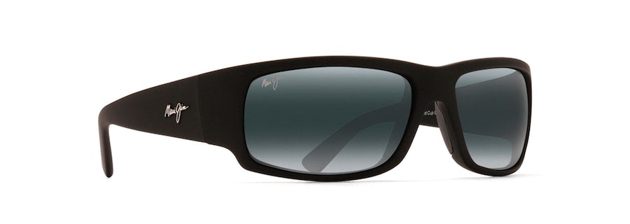 MAUI JIM WORLD CUP, NEUTRAL GREY, MATTE BLACK RUBBER