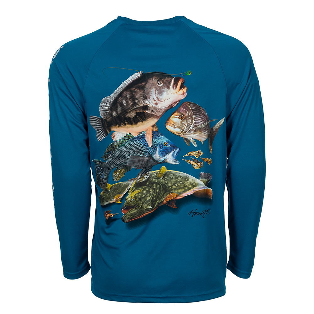 BIMINI BAY HOOK M' PERFORMANCE SHIRT NORTHEAST BOTTOM SLAM 3XL