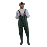FROGG TOGGS MEN'S CASCADES V3 LUG SOLE CHEST WADER FOREST GREEN
