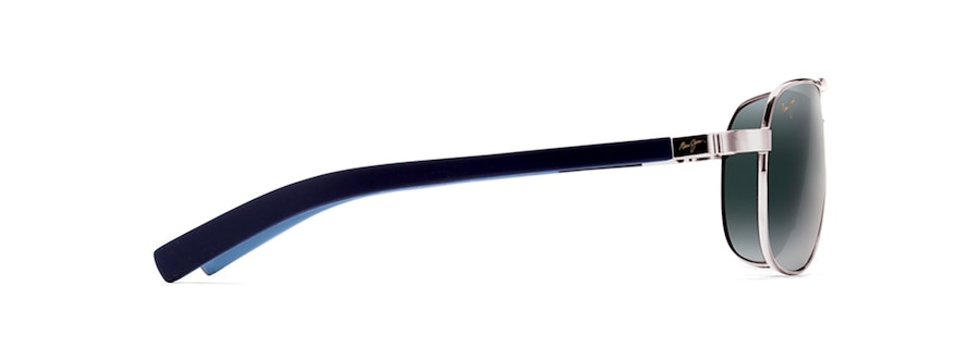 MAUI JIM GREY GUARDRAILS SILVER