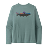 PATAGONIA MEN'S L/S CAPILENE COOL SUN SHIRT - FITZ ROY TROUT