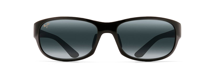 MAUI JIM GREY TWIN FALLS BLACK GLOSS FADE