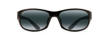 MAUI JIM GREY TWIN FALLS BLACK GLOSS FADE