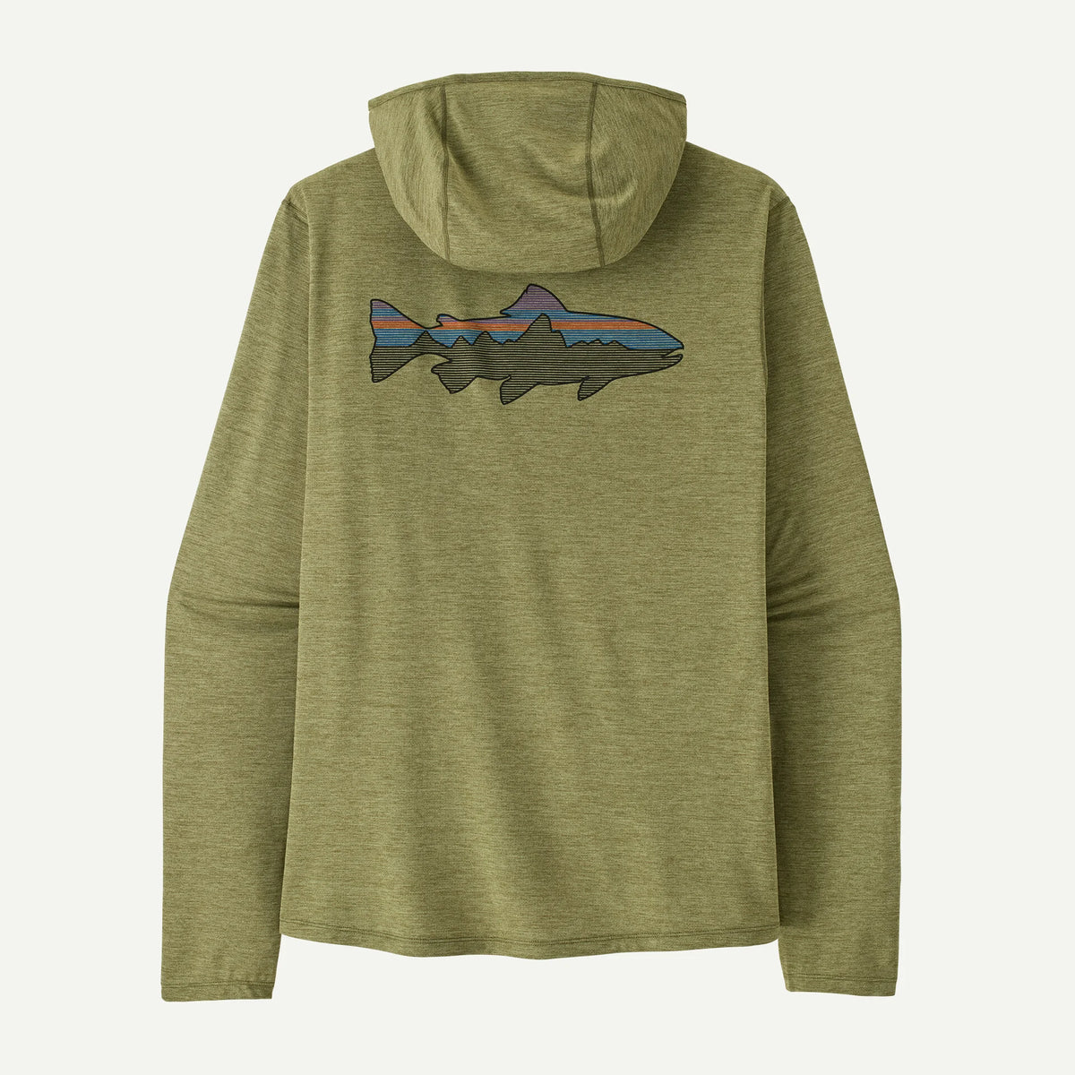 PATAGONIA MEN'S CAP COOL SUN HOODY - FITZ ROY TROUT