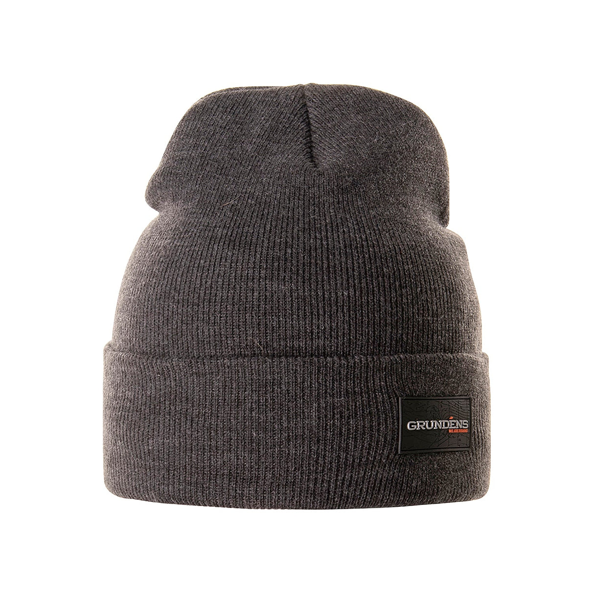 GRUNDENS WATCHHOUSE BEANIE LOGO BLACK HEATHER