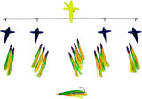 JB 36" SIDE TRACKER W/MINI BULLET HEAD LURES