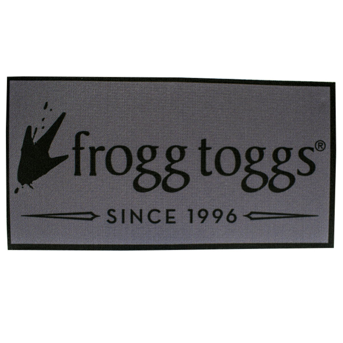 FROGG TOGGS NOSO REPAIR PATCH DARK GRAY 3X6
