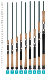 ST CROIX MOJO INSHORE SPINNING ROD 7'11" H F 17-40 LB JIS711HF