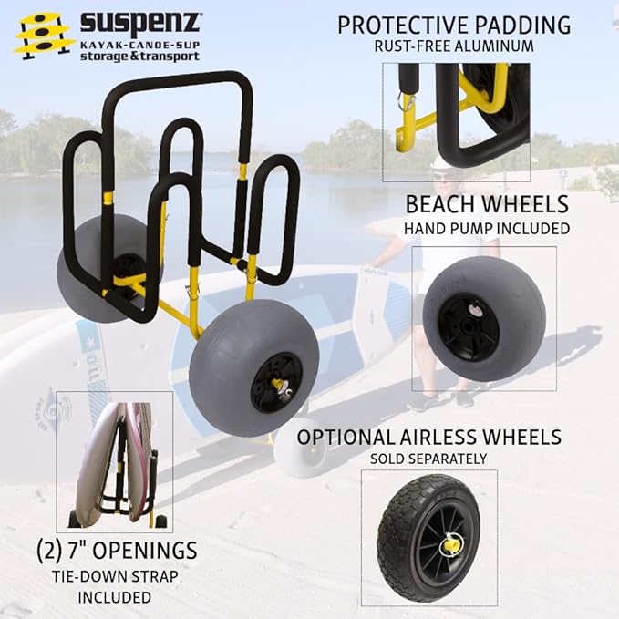SUSPENZ DOUBLE-UP SUP BEACH CART