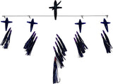 JB 36" SIDE TRACKER W/MINI BULLET HEAD LURES