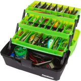FLAMBEAU 3 TRAY TACKLE BOX FROST SERIES GREEN/BLACK