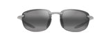 MAUI JIM GREY HOOKIPA ULTRA METALLIC MATTE SILVER
