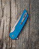 PRO-TECH MORDAX Gridlock, textured Blue Handle, Stonewash Magnacut Blade, Plain Edge