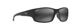 MAUI JIM GREY LOCAL KINE SHINY BLACK/GREY/MAROON