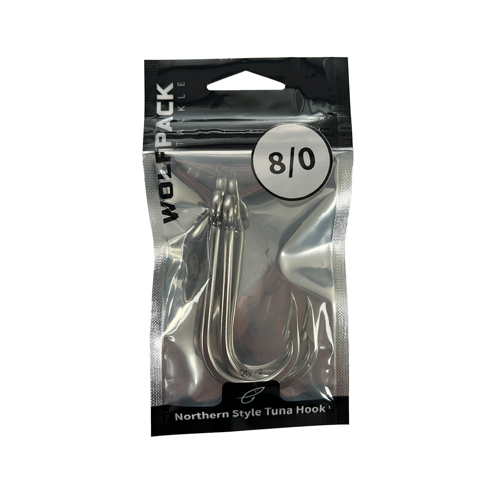 WOLFPACK NORTHERN TUNA SS HOOK - 2 pack