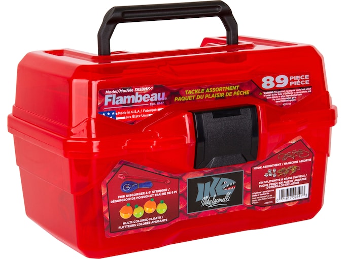 FLAMBEAU BIG MOUTH TACKLE BOX KIT RED
