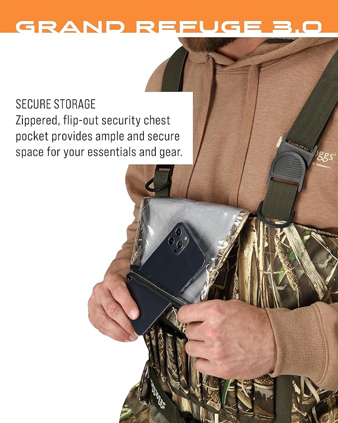 FROGG TOGGS GRAND REFUGE 2.0 BF WADER REALTREE MAX-5 HD SIZE 8